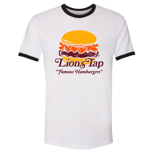 Retro Burger Ringer T-Shirt