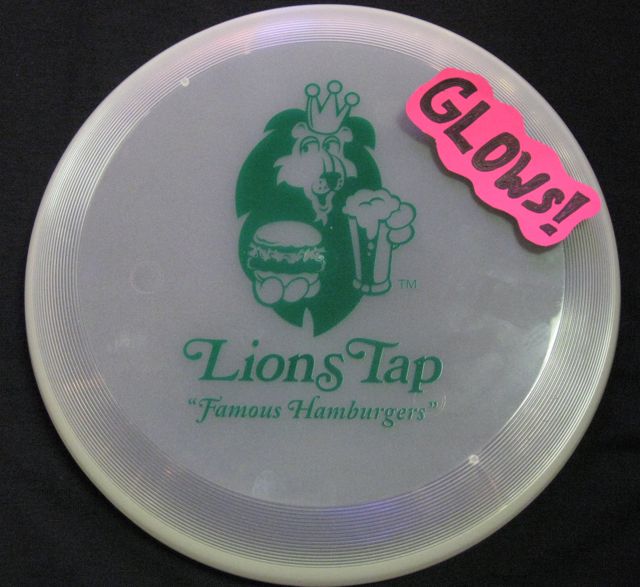 Lions Tap Lions Tap Glow Frisbee